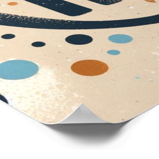 Soyez toujours inspirant Poster Tan Dot (Coin)