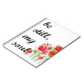 "Soyez toujours journal de mon âme"/journal de (Côté gauche)
