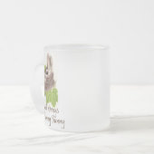 Soyez toujours mon lapin lapin Hunny, Mug de verre (Devant gauche)