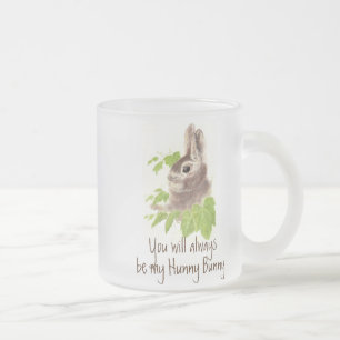 Soyez toujours mon lapin lapin Hunny, Mug de verre