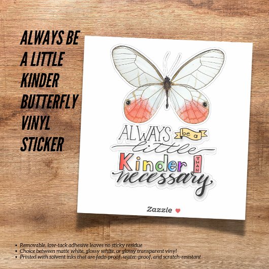 Soyez Toujours Un Petit Sticker En Vinyle De Papil