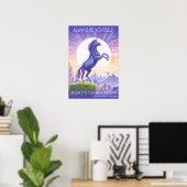Soyez Toujours Un Poster Unicorne Purple (Bureau à domicile)