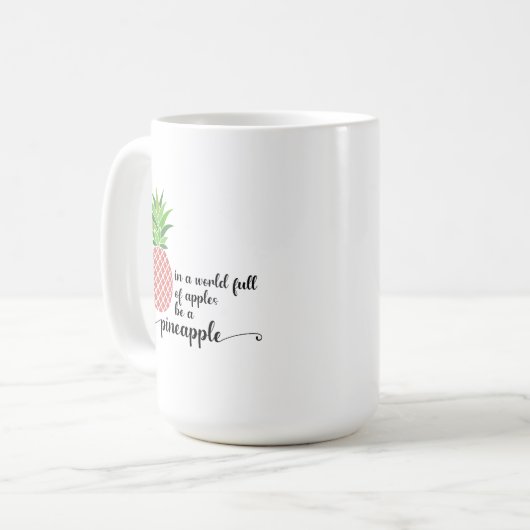 Soyez un ananas Mug (Devant gauche)