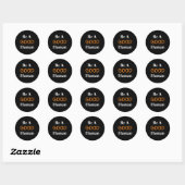 Soyez un bon Sticker Rond Humain Classic (Feuille)