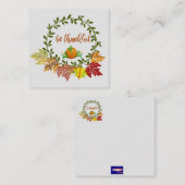 Soyez un Carte pour notes reconnaissant (Devant / Derrière)