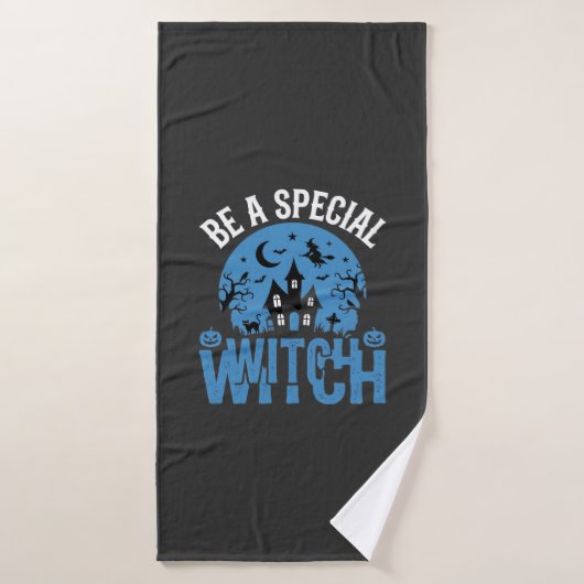 Soyez un design de Halloween de sorcière spéciale_ (Serviette de bain)