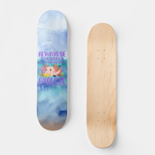Soyez Un Skateboard Axolotl (Recto)
