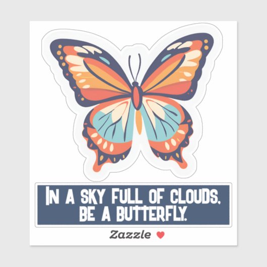 Soyez Un Sticker À Papillon (Feuille)