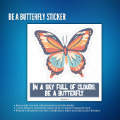 Soyez Un Sticker À Papillon