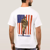 "SOYEZ un T-shirt d'usmc de MARINE des USA" - (Dos)