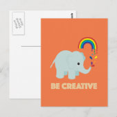 Soyez une carte postale créative (Devant / Derrière)