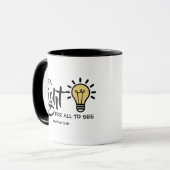 Soyez une lumière Matthieu 5:16 Mug (Devant gauche)