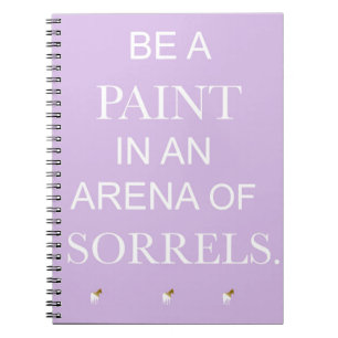 Soyez une peinture dans une arène de carnet de