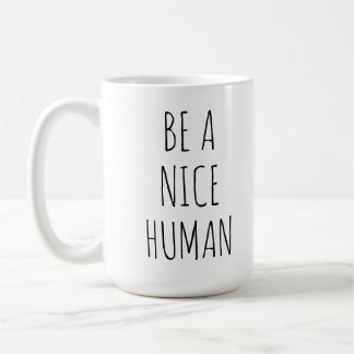 Soyez une tasse de café inspirée humaine