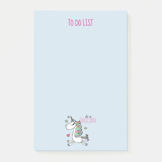Soyez une Unicorn Post-it® Notes (Devant)