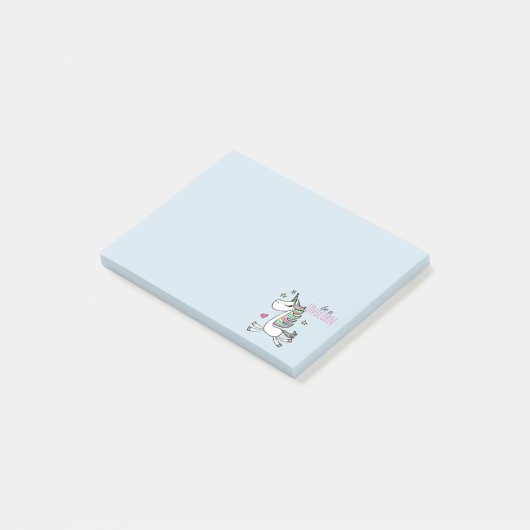 Soyez une Unicorn Post-it® Notes (Incliné)