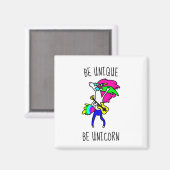 Soyez unique Soyez Unicorn Magnet (Recto/Verso)