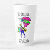 Soyez Unique Soyez Unicorne Latte Mug (Devant)