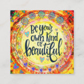 Soyez Vos Propres Belles Cartes De Bonté Inspiriti (Devant)