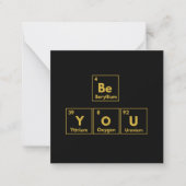 Soyez votre carte de table périodique (Devant)