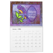 Soyez votre meilleur calendrier de pensée auto-pos (Jan 2026)