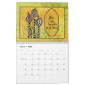 Soyez votre meilleur calendrier de pensée auto-pos (Mar 2026)