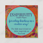 "Soyez votre propre beauté" Inspirivity Cartes de (Dos)