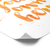 Soyez votre propre héros | Impression d'aquarelle  (Coin)