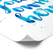 Soyez votre propre héros | Impression d'aquarelle  (Coin)