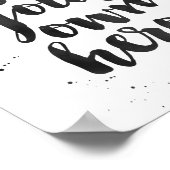 Soyez votre propre héros | Impression de l'aquarel (Coin)