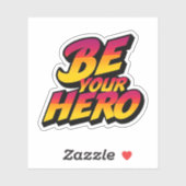 Soyez votre Sticker Hero Design (Feuille)