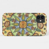 Soyez vous-même Mandala iPhone 11 Coque (Dos (Horizontal))