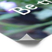 Soyez Vrai Avec Vous Poster Du Jardin De La Nature (Coin)