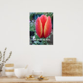 Soyez Vrai Avec Vous Poster Du Jardin De La Nature (Cuisine)