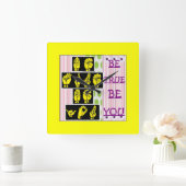 Soyez Vrai Soyez Vous Signer Langue Horloge (Maison)