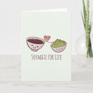 Soymaat voor het leven notitiekaartje