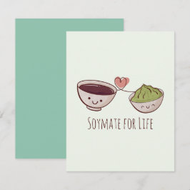 Soymate voor het Leven Notitiekaart Notitiekaartje