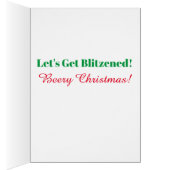 Soyons Blitzened ! Carte de Noël (Intérieur (Droit))
