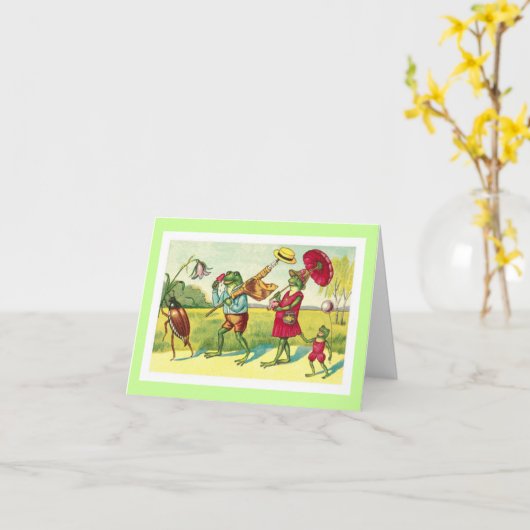 Soyons les bienvenus Carte Note (Fleur jaune)