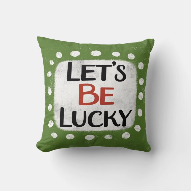Soyons Lucky Throw Oreiller (Recto)