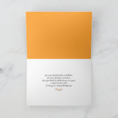 "Soyons reconnaissants" Carte Thanksgiving (Intérieur)