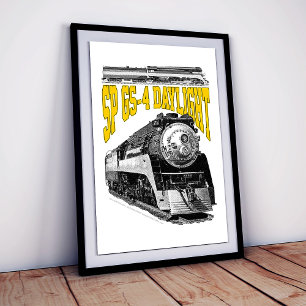SP GS-4 Daglicht 4449 Stoomtreinlocomotief Poster