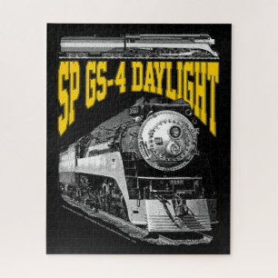 SP GS-4 Daglicht Stoomlocomotief. 4449 Trein Legpuzzel