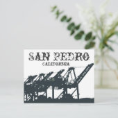 SP Harbour Cranes Briefkaart (Staand voorkant)