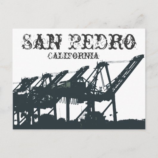 SP Harbour Cranes Briefkaart (Voorkant)