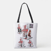 spa à ongles du salon de sac fourre-tout (Dos)