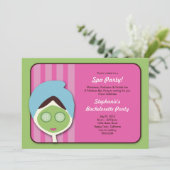 Spa Bachelorette ou invitation d'anniversaire (Debout devant)