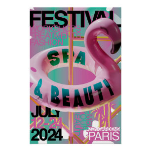 SPA & Beauty Festival Parijs Poster Perfect Poster