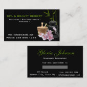 SPA & Beauty Resort Cartes de visite (Devant / Derrière)