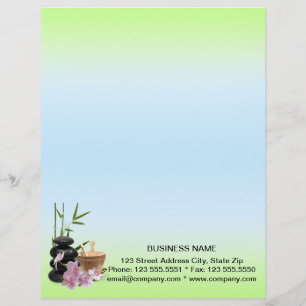 SPA & Beauty Resort Letterhead Gepersonaliseerd Briefhoofd